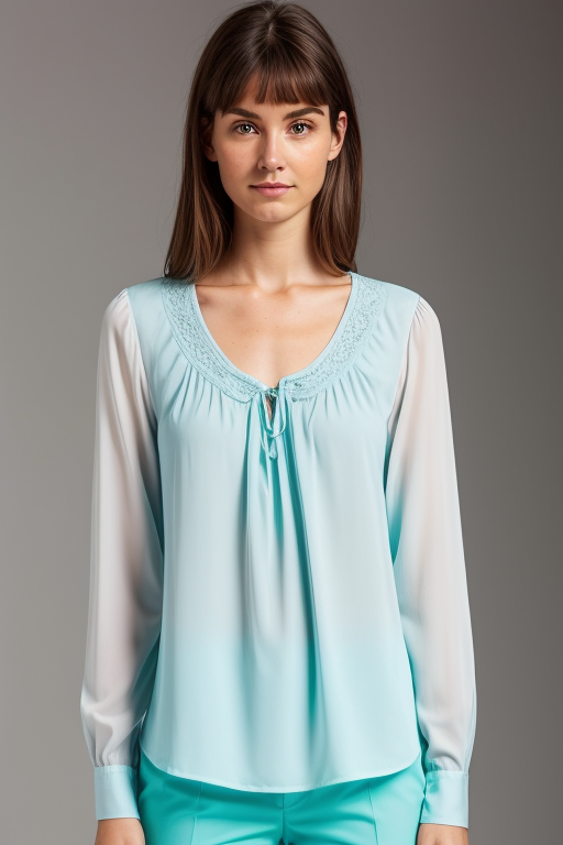 round neck blouse