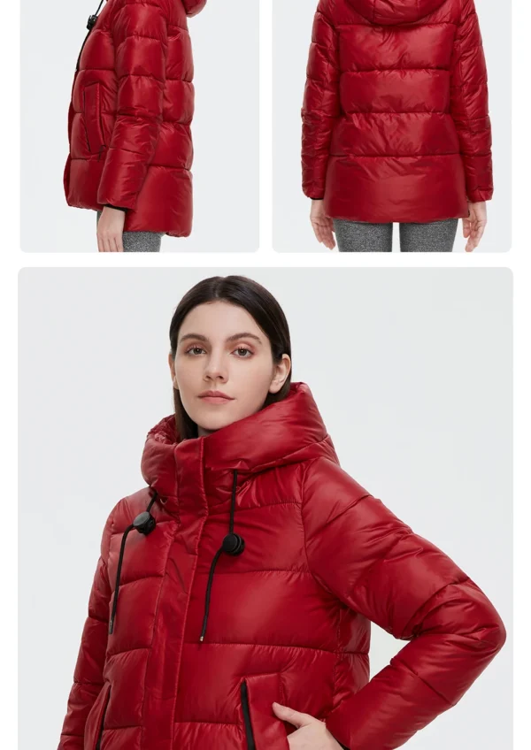 GASMAN Women’s Hooded Down Jacket - Image 6