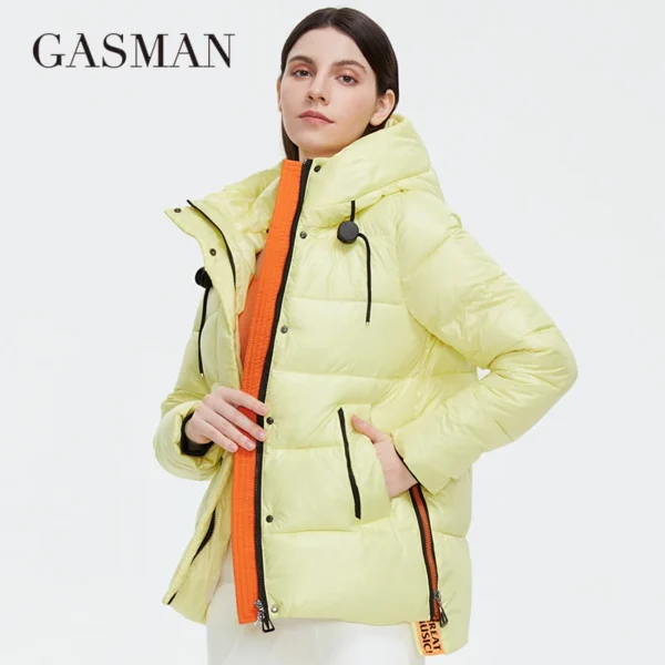 GASMAN Women’s Hooded Down Jacket - Image 2