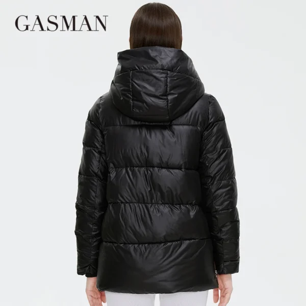 GASMAN Women’s Hooded Down Jacket - Image 4