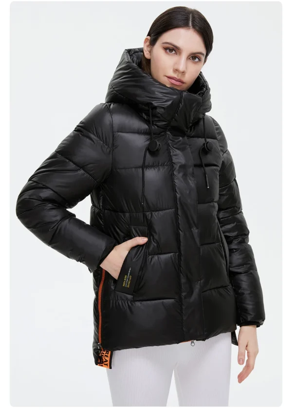 GASMAN Women’s Hooded Down Jacket - Image 3