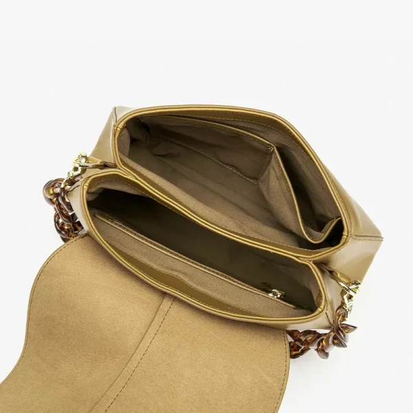 Women's Leather Shoulder Bag - Image 6